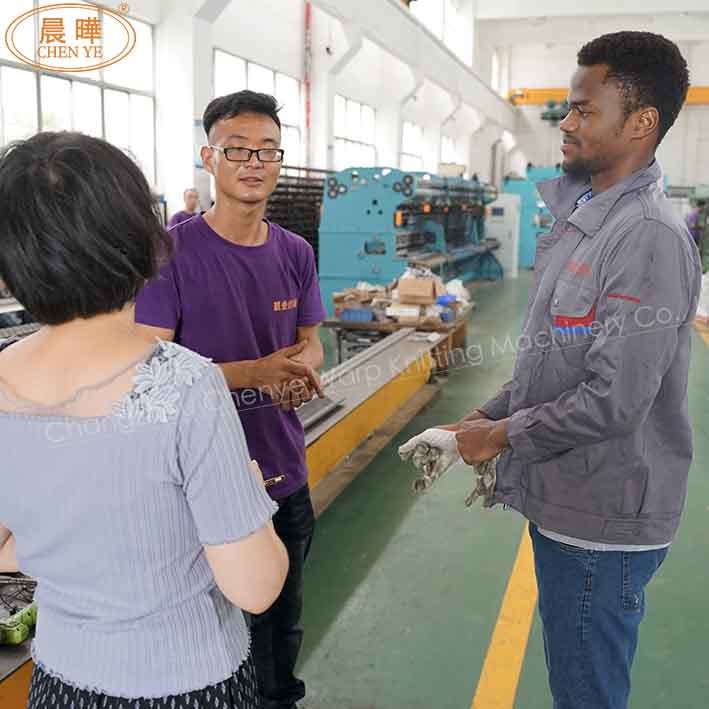 High-Speed Warp Knitting Shade Net Making Machine For Customizable Colour