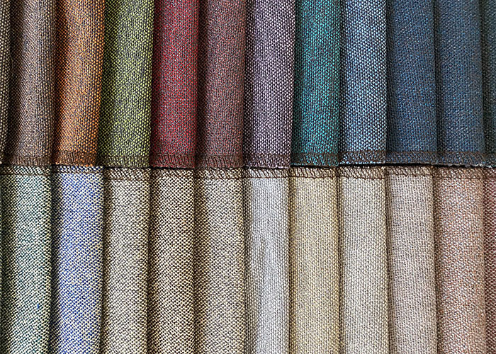 290gsm Upholstery Sofa Fabric , Plain Cotton Linen Fabric Furnishing Curtain Carpet