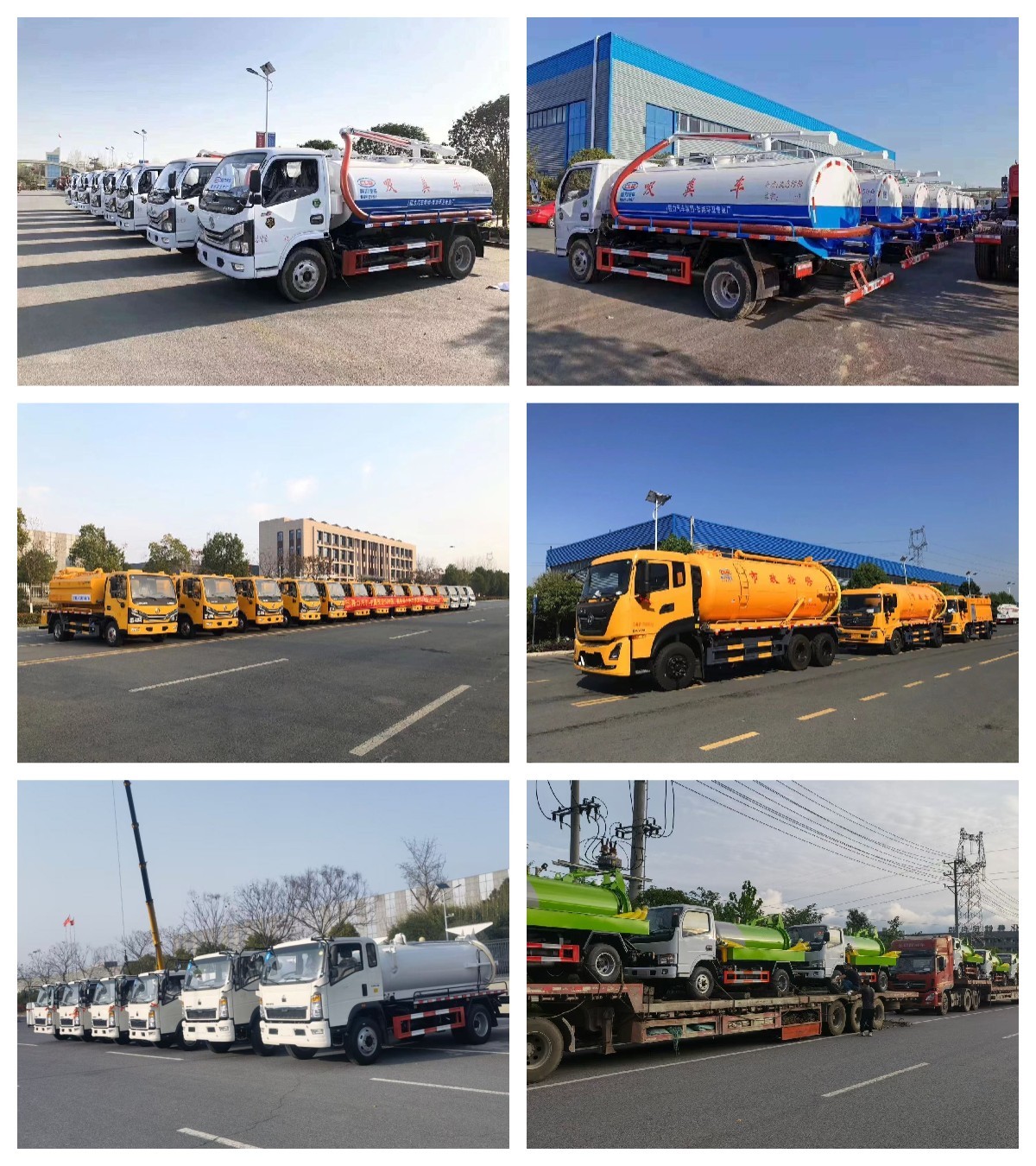 4x2 Chinese Dongfeng 6000 Liters Sewage Suction Truck