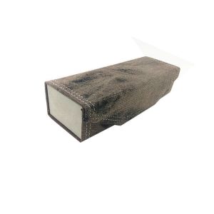 Grey Denim Folding Eyeglass Case For Optical Reading Glasses Durable And Special