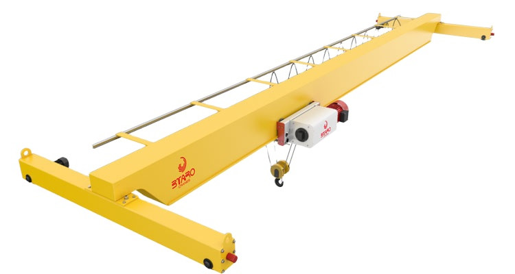 Cab Control Lifting Single Girder Overhead Crane Equipment 30 Ton