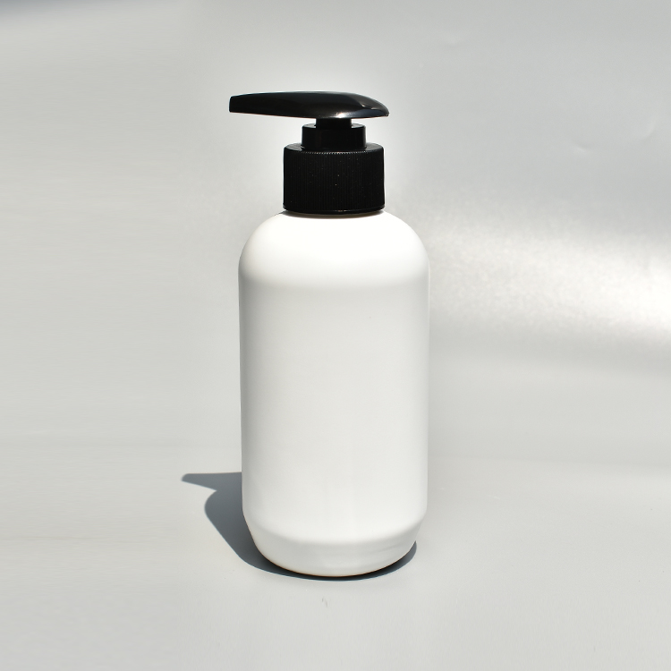 250ml HDPE Custom Refillable Shampoo Pump Bottle Non Leakage