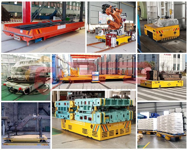 Customized Industrial Large Electric Power Motorized Transport Carts, Material Transfer Cart