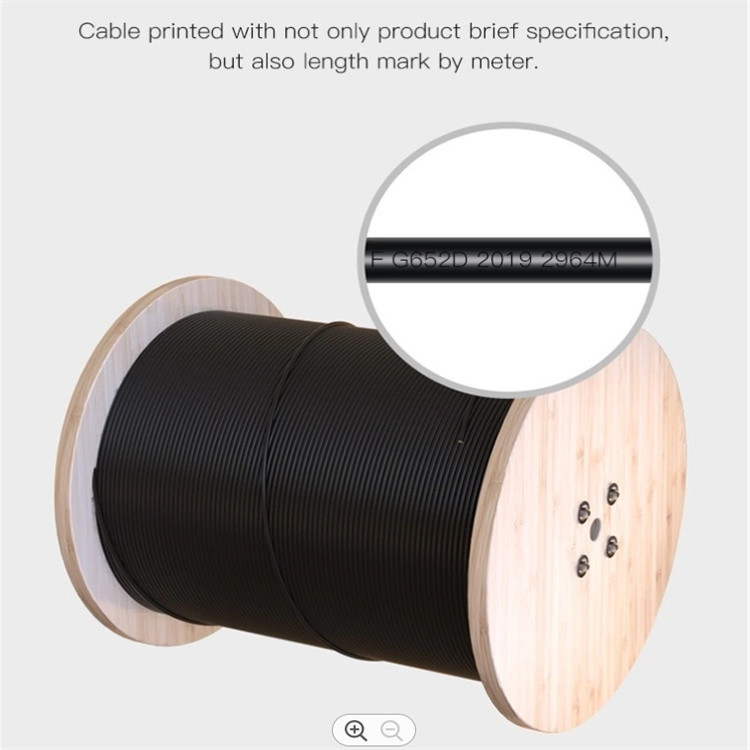 Super waterproof ADSS Fiber Optic Cable single mode double jacket PE sheath for long span communication