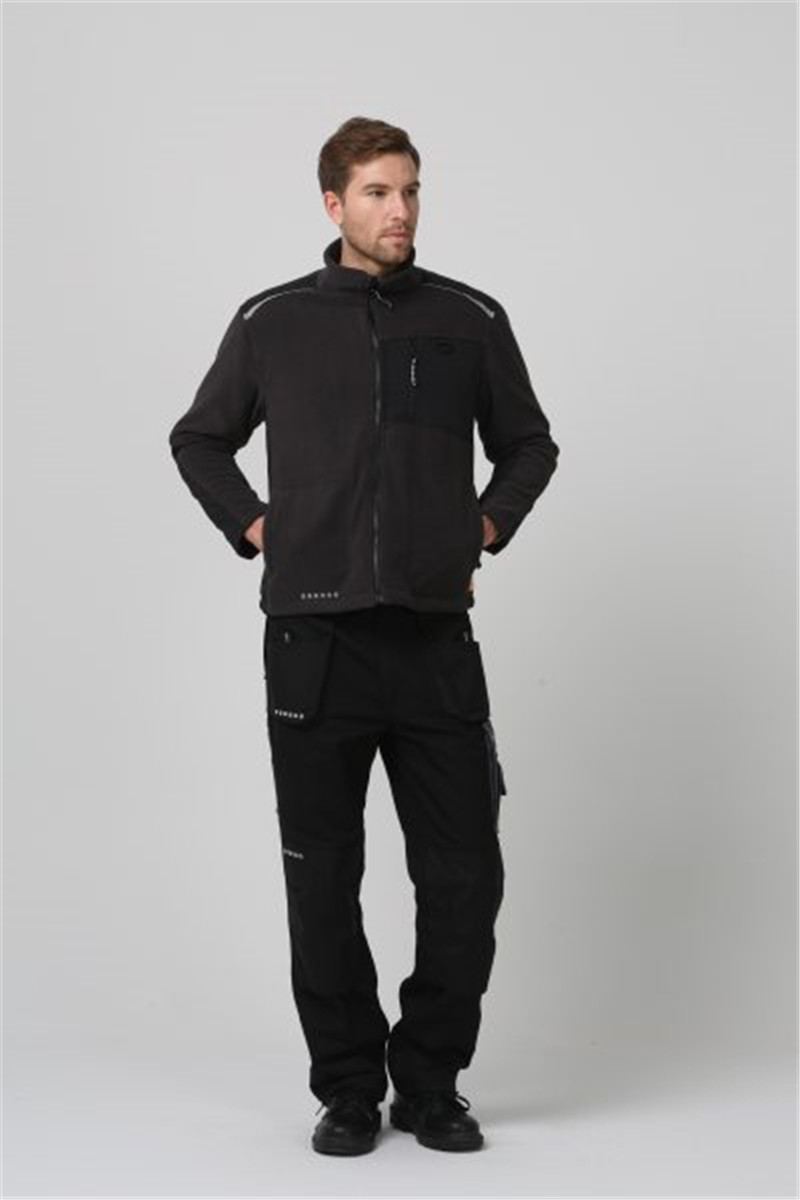Detectable Hood Cold Weather Workwear 350gsm Cold Jacket For Men