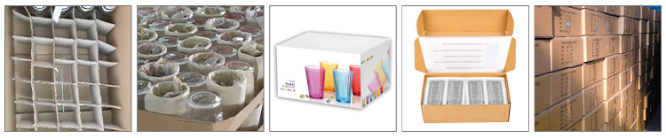 Embossed Crystal Sun Flower Shape Coffee Water Glasses