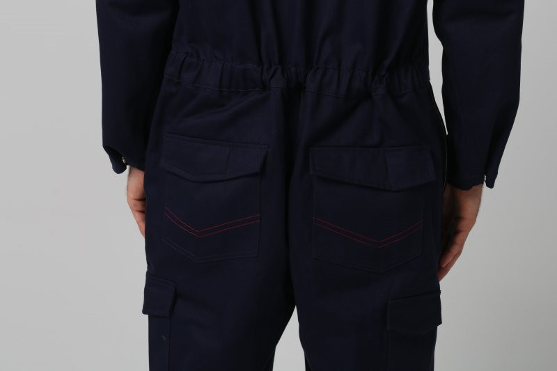 EN11612 Flame Resistant Clothing , 100% Cotton Flash Proof Overalls
