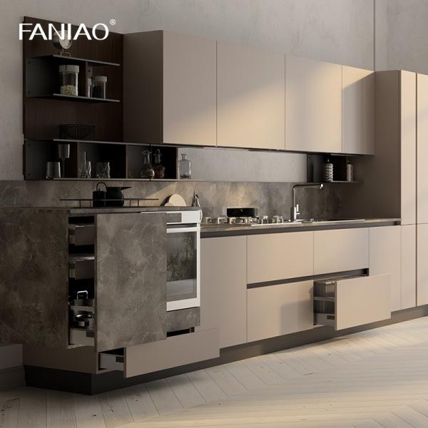 Free Sample Custom Ready Made Kitchen Cabinet Melamine Board Kitchen Cabinet