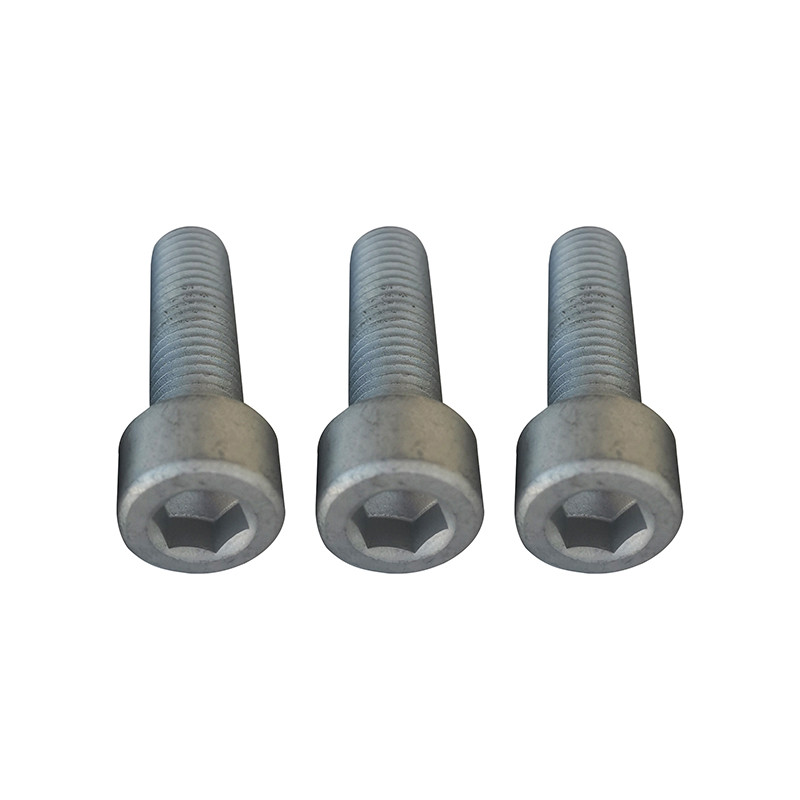 Alloy Steel Black Plated Silver Dacromet Car Wheel Screws M10X1.5X35 Strength 10.9