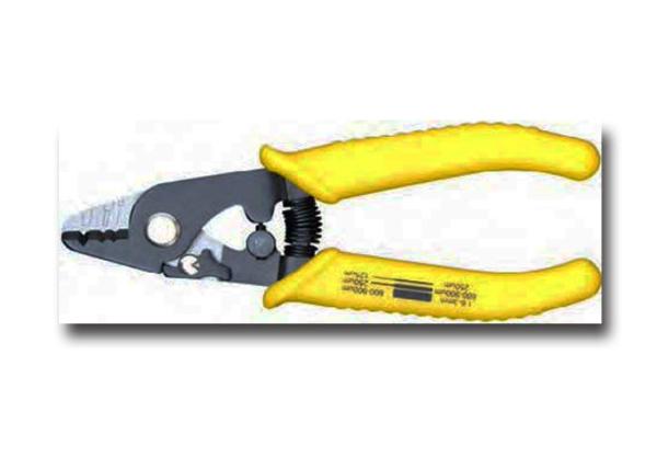 Wearable Fiber Optic Tools , Tri Hole Adjustabe Fiber Optic Strippers Long