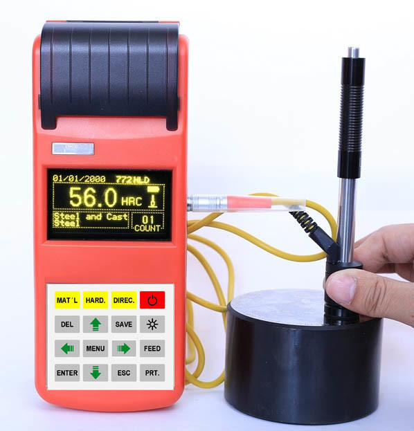 Leeb Digital Hardness Tester Die Cavity Of Molds Heavy Work Piece 3 Inch Screen Oled 2 Value Show