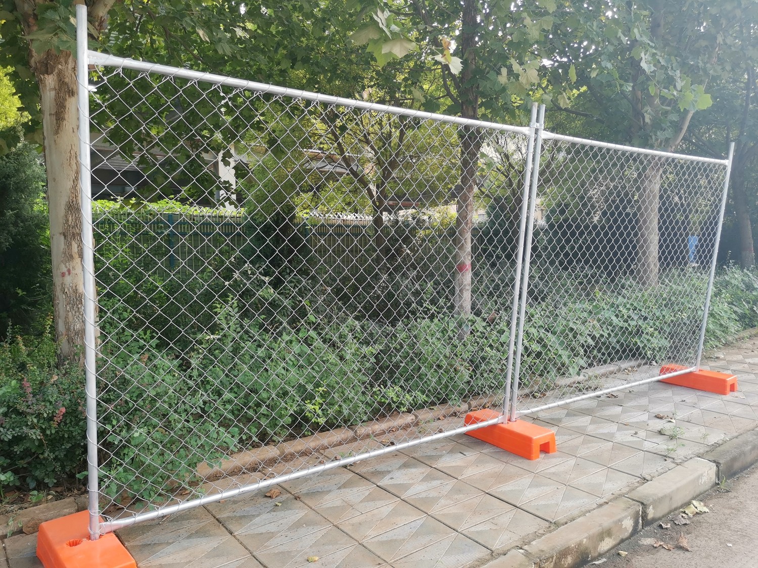 Pvc Coated Powder Coated Temporary Fence Panel Hot Dipped Galvanized Movable Metal