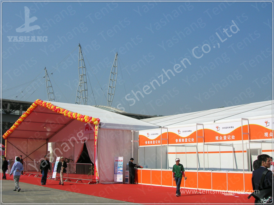 Professional White Commercial Event Marquee Hire 100 km / h Wind Load