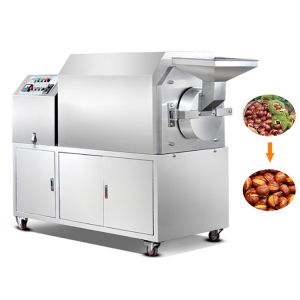 Continuous Type Roasting And Cooling Machine Sunflower Chestnut Roasted Machine