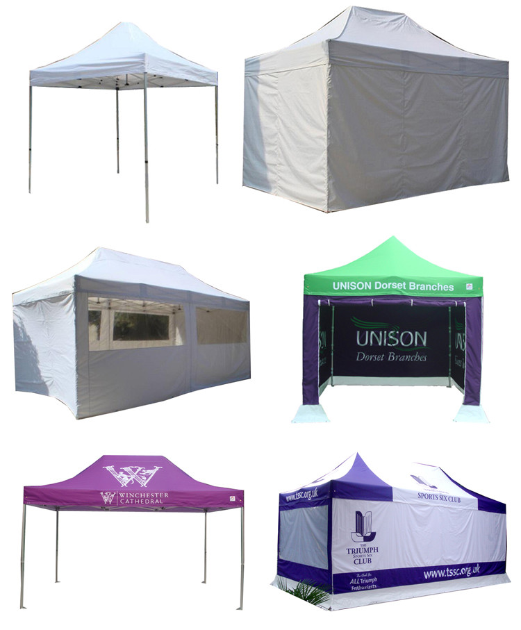 Stable Outdoor Garden Gazebo Canopy Tent Marquee Printed Easy To Set Up