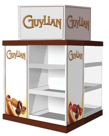 BWPD2019015 Cardboard Chocolate pallet Displays corrugated board pallet display