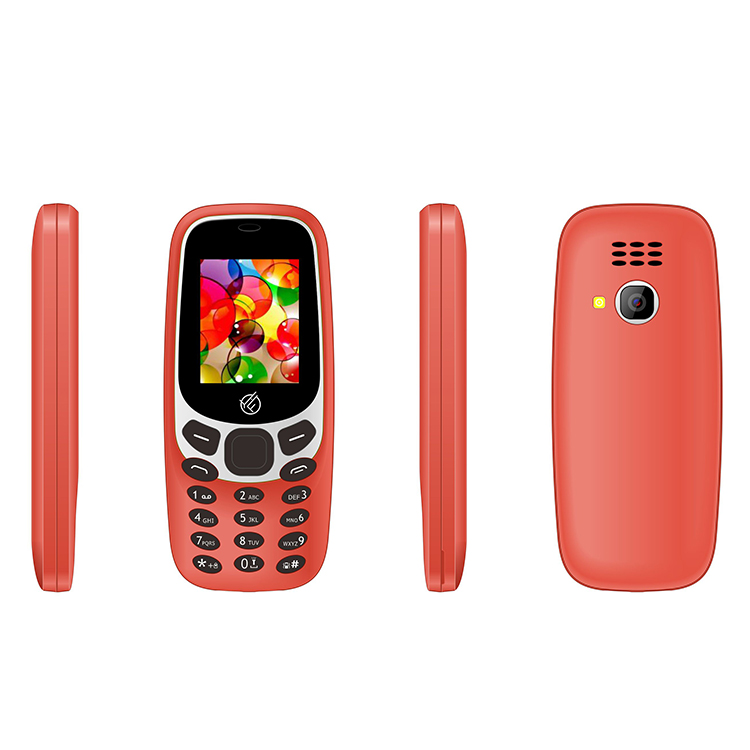 1.77 Inch Push Button Cell Phones SOS Senior Citizen Keypad Phone 800mah Battery