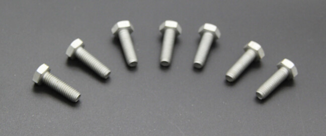 Dacromet Coated Fasteners Hex Head Shoulder Bolt DIN 933 M10X40 12.9 For Textile Machines