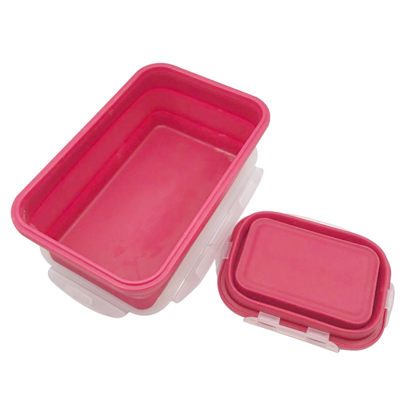 Offers Online American Black Silicone Lunch Box Storage boxes organizer