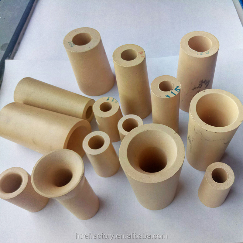 Refractory Zirconia Tundish Nozzle with High Grade Specification and Less MgO Content