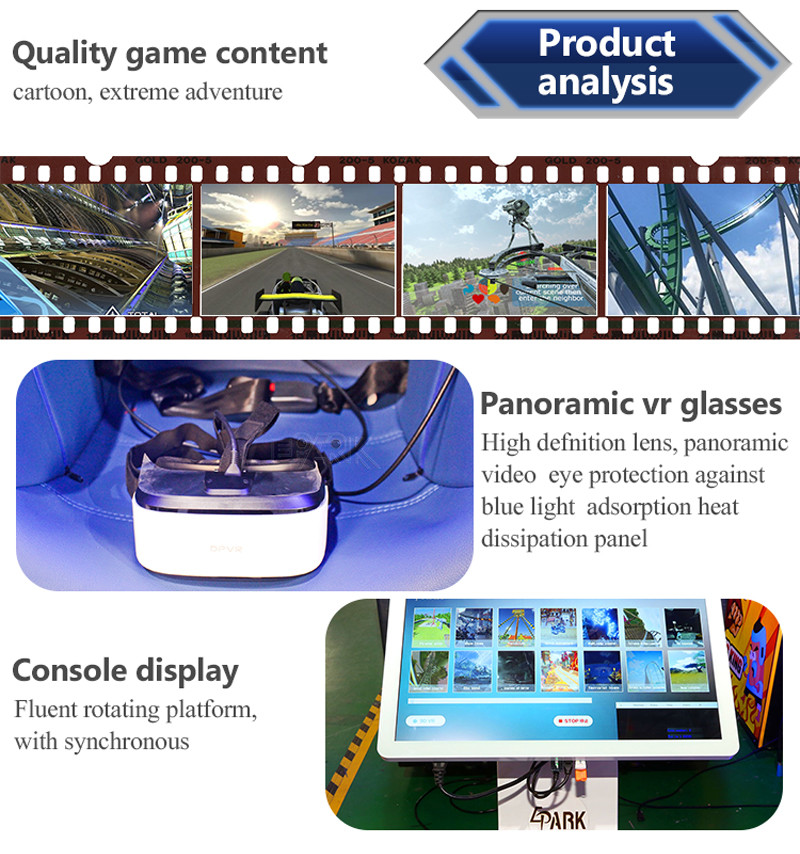 360° panoramic 9D VR Simulator Theme Park Virtual Reality Egg Chair