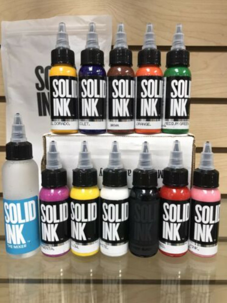 60ML 120ML Solid Tattoo Ink Micro Pigment Light Brown Tattoo Ink