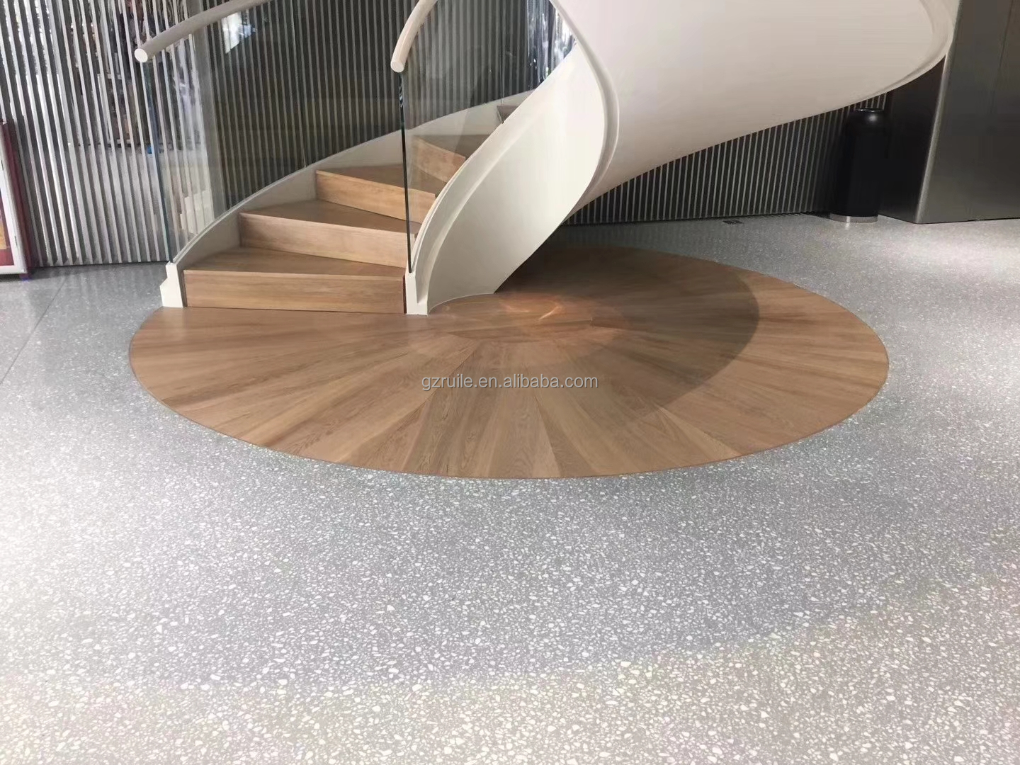 2m 79" Relle Relle Flooring PVC Terrazzo Grey Vinyl Sheet Flooring