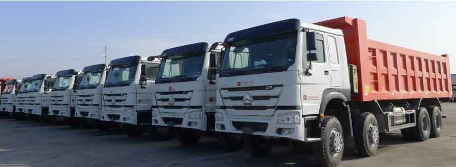 30T 50T 70T Sinotruk Howo 8x4 Dump Truck 12 Wheel