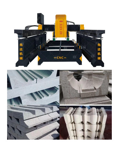 High Dual Beam Bridge Linear Cutting And Milling Depth Machinery