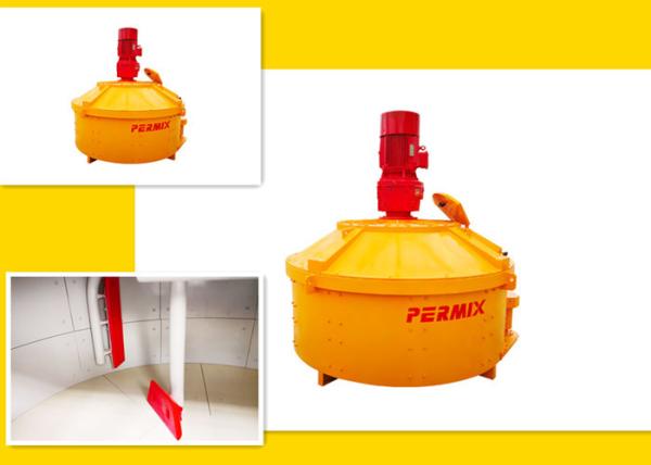 PCCP Water Pipe Stationary Concrete Mixer , Low Noise Vertical Shaft Mortar