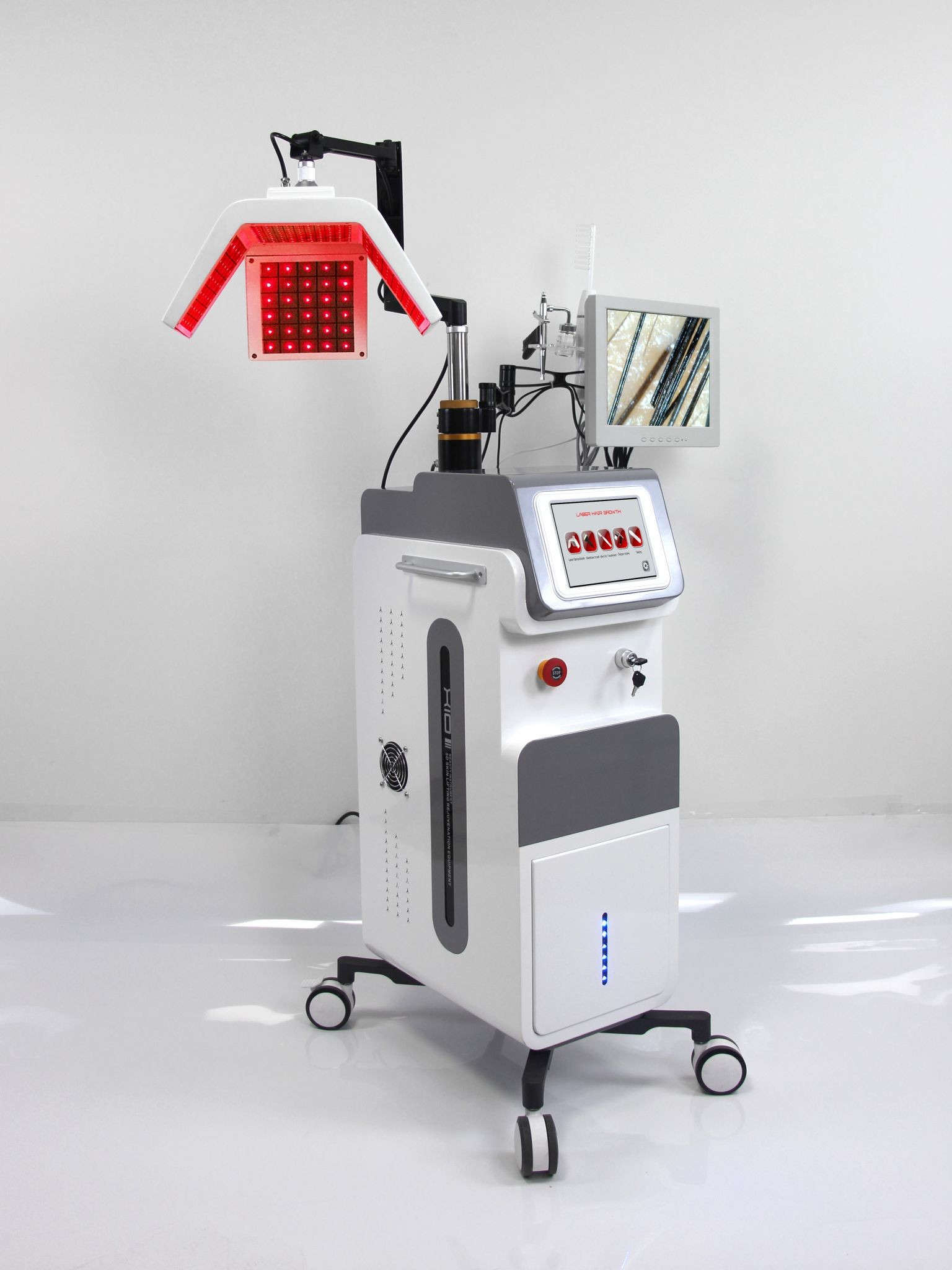 5 In 1 Laser Hair Growth Machine 650nm Diode Therapy Beauty Salon Equipment