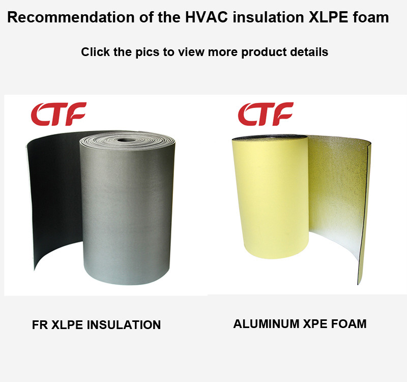 GreenThermal Building Materials XLPE Insulation Foam Sheet Roll Wholesale XLPE Duct Insulation