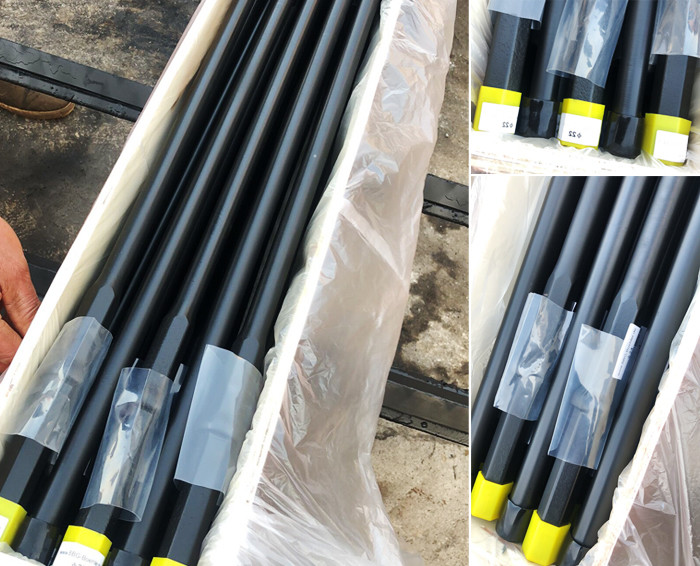 Hex22 Chisel Bit Dia 22/24mm Plug Hole Integral Drill Rod For Small Hole