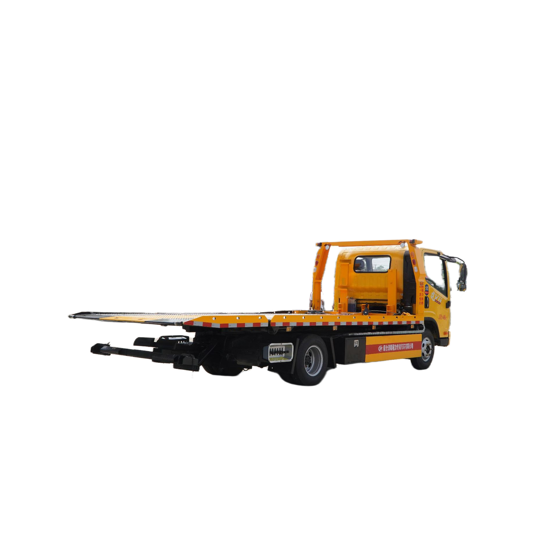 5 Tons Winch Tow Truck FOTON Aumark 4*2 cheap Flatbed Towing Truck For Sale