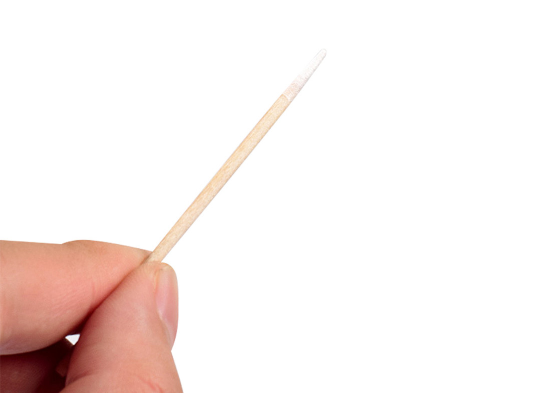Wooden Handle Pointed Cotton Swabs Microblading Cotton Swabs Pointed Tip