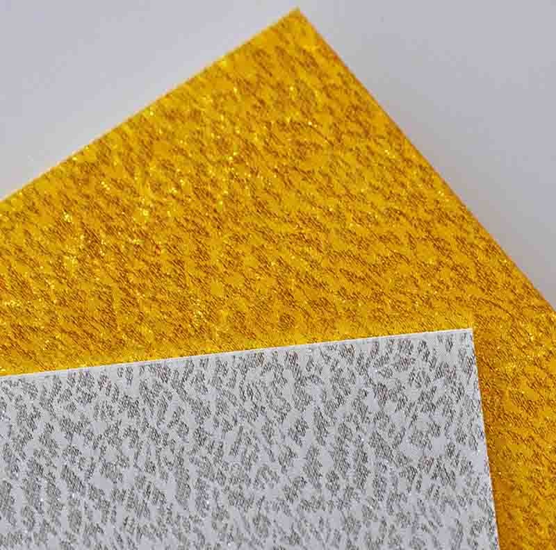 Customized 2.5mm-15mm Silver Cloth Texture Design Acrylic Sheet For Crafts
