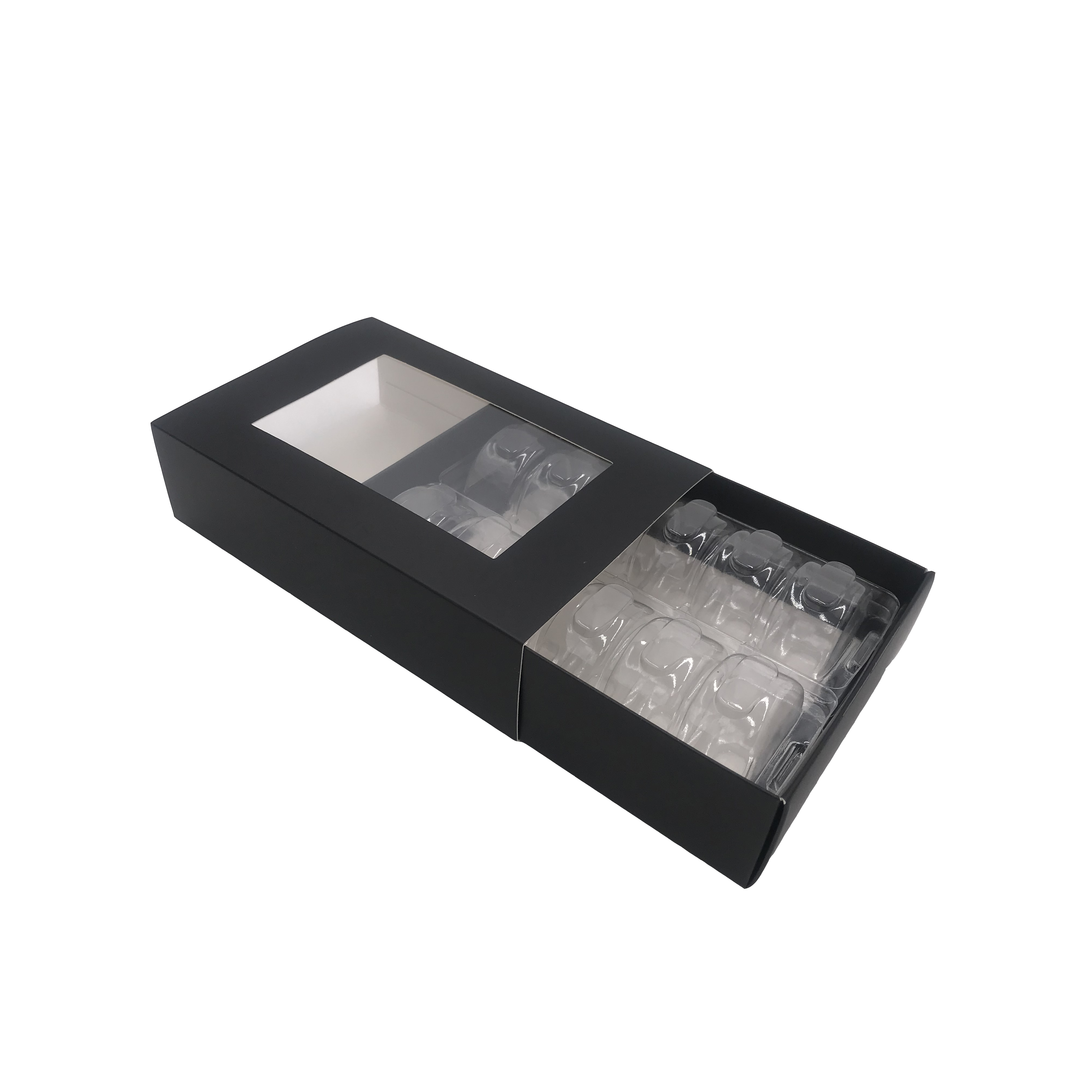 customized macaron package paper card box/plastic tray/fold paper box