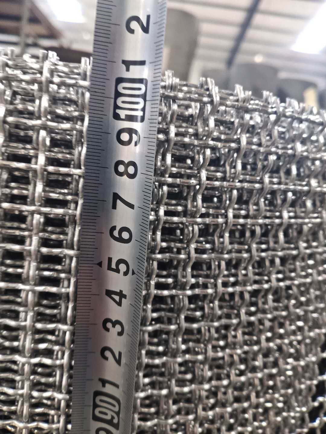 Aluminum 5052 Plain Weave Crimped Wire Mesh Use As Fence Or Filter In Industry
