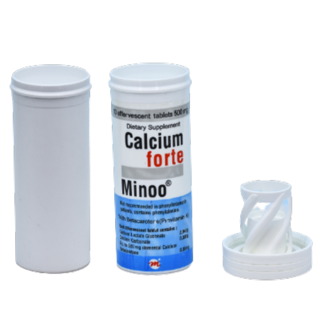38mm*96mm PP Effervescent Tablet Tube with Desiccant Flip Cover and ISO 9001 Certified