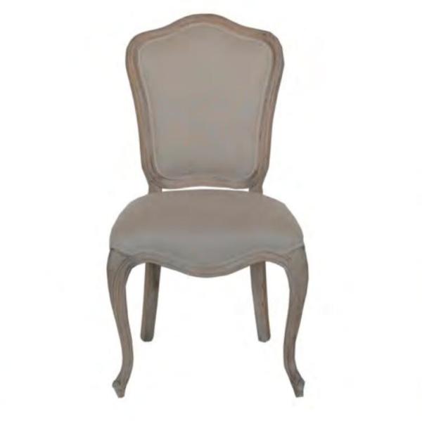 French style linen fabric upholstered vintage wedding chairs and event chair