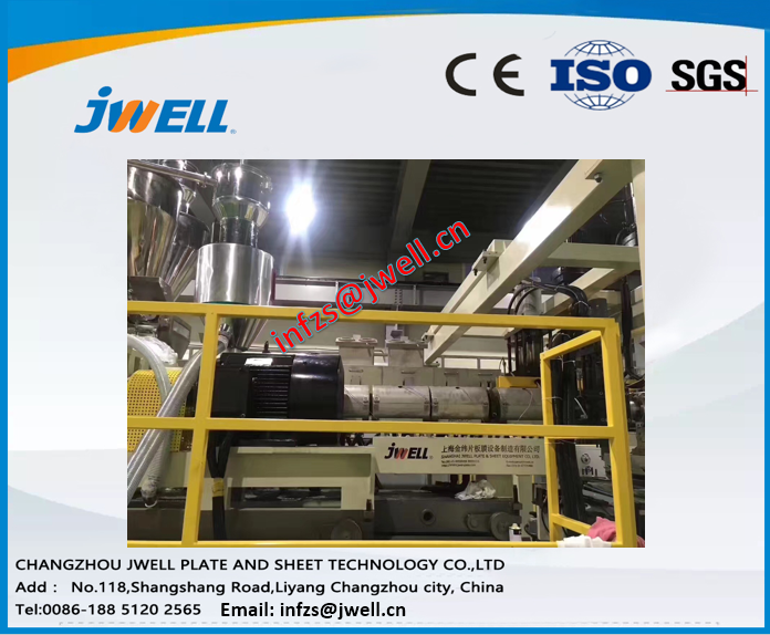 Jwell PLA sheet extrusion line
