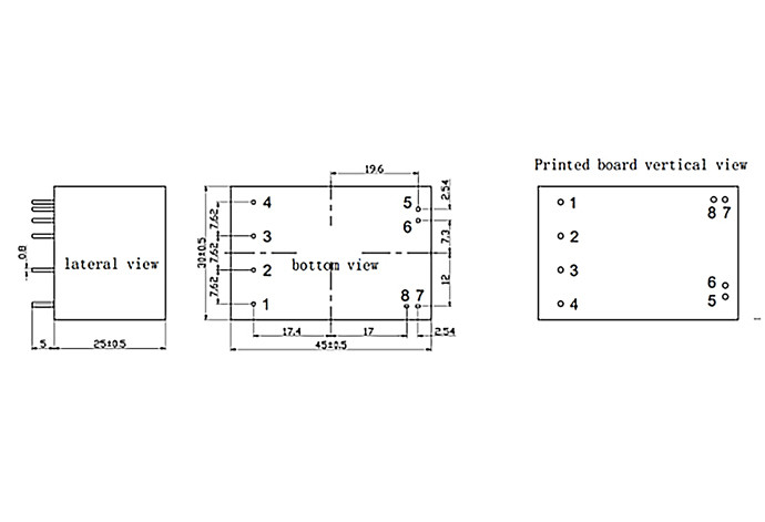 12V 5W AC DC Isolated Power Supply Module For IOT Devices