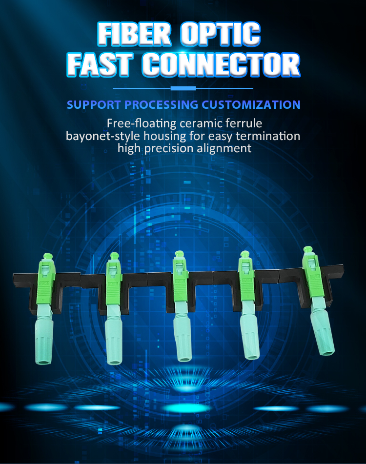 Factory Price SC/APC Quick Connector Fiber Optic Connector