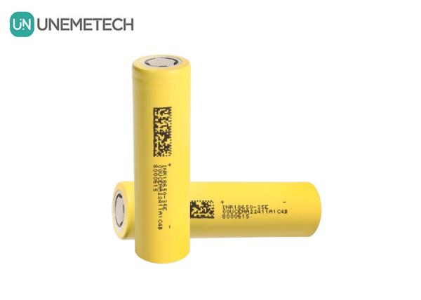 INR18650-35E 3500mAh 18650 Battery 10A 3.7V Cylindrical Lithium Ion Cell For
