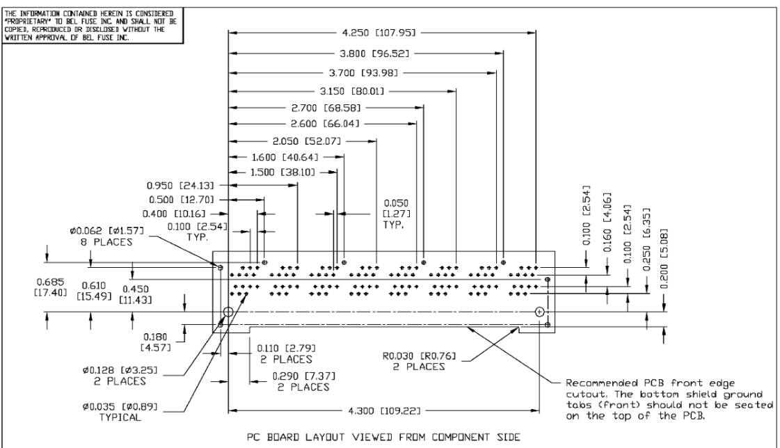 16 Port RJ45 Magjack