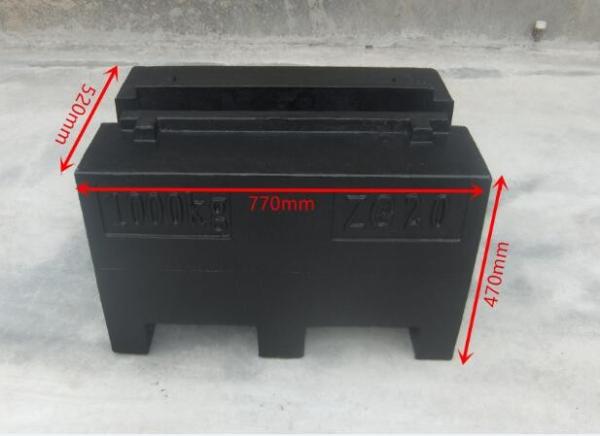 Cast Iron Slotted Calibration Weights For Digital Scales 1000 Lb Test Weight