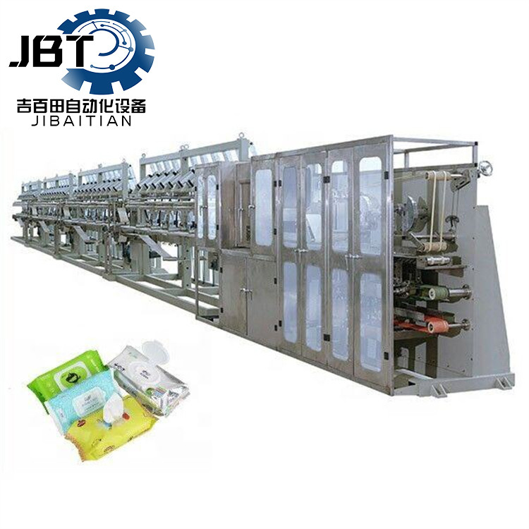 High Speed Non Woven Fabric Wet Wipe Production Line for Customized Folding Styles Manufactures