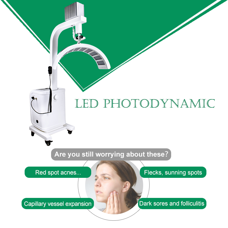 LED Lighting PDT Physiotherapy Equipment For Ance Removal