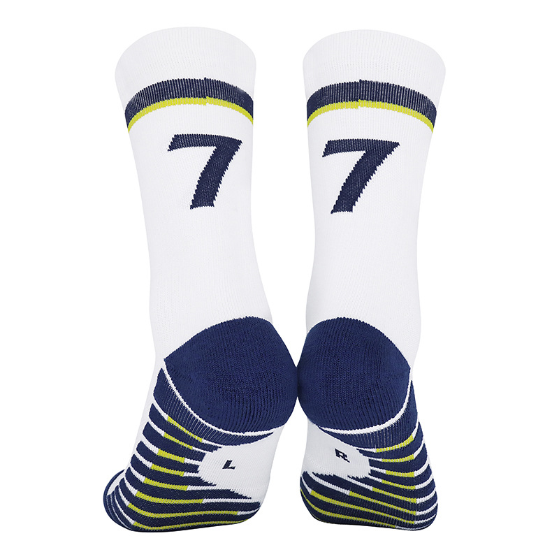 Adult Socks Custom Design for Breathable Anti Slip Basketball Football Training Sports