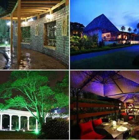Remote control landscape lights IP65 holiday lamp AC110-240V outdoor led wireless christmas tree lights laser christmas